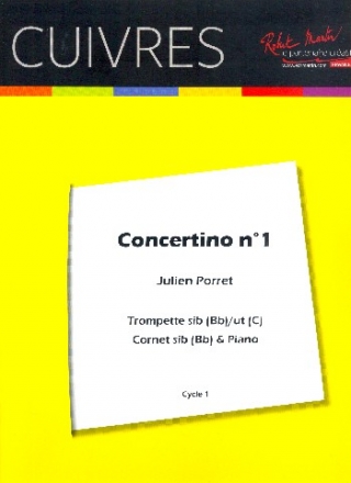 Concertino no.1 pour trompette ou cornet en sib ou bb et piano