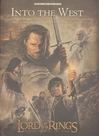 Into the West: Einzelausgabe piano/vocal/chords