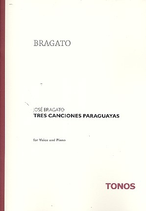 3 canciones Paraguayos fr Gesang und Klavier