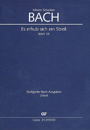 Es erhub sich ein Streit Kantate Nr.19 BWV19 Klavierauszug