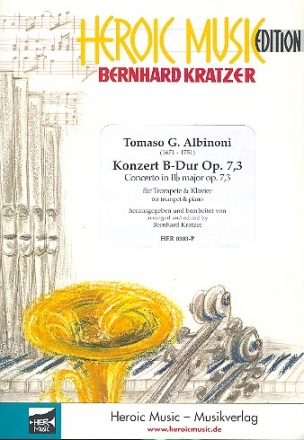 Konzert B-Dur op.7,3 fr Trompete und Orchester fr Trompete (B/C) und Klavier