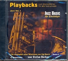 Playbacks zum Improvisieren Jazz vol.1  CD fr alle Lead-Instrumente