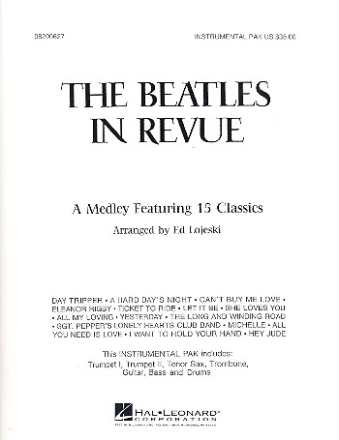 The Beatles in Revue: Medley featuring 15 classics instrumental pak