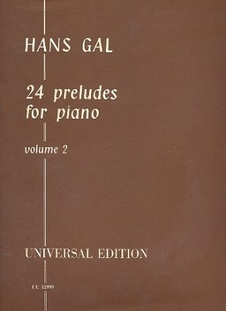 24 preludes vol.2 (nos.13-24) for piano