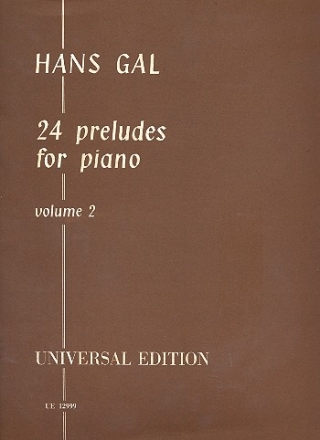 24 preludes vol.2 (nos.13-24) for piano