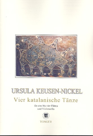 4 katalanische Tnze op.13 fr 1-4 Flten und Violoncello Partitur und Stimmen