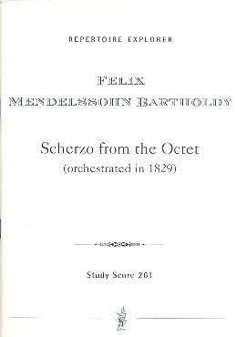 Scherzo aus dem Oktett op.20 fr Orchester Studienpartitur