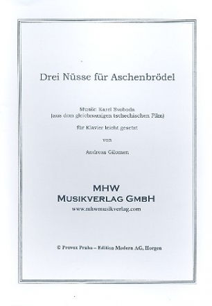 Drei Nsse fr Aschenbrdel (erleichtert) fr Klavier