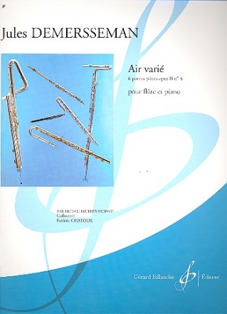 Air vari op.2,4 pour flute et piano 6 petites pices op.2