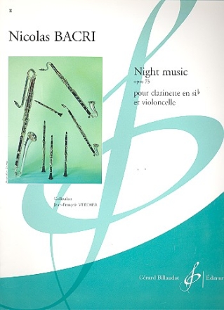 Night Music op.73 pour clarinette et violoncelle partition