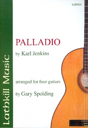 Palladio for 4 guitars score and parts