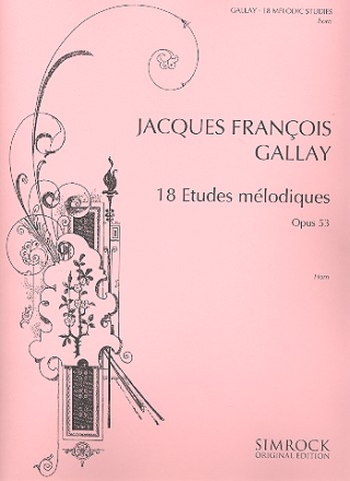 18 tudes mlodiques op.53 fr Horn