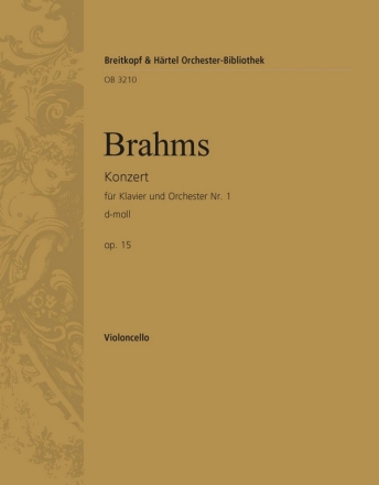Konzert d-Moll Nr.1 op.15 fr Klavier und Orchester Violoncello