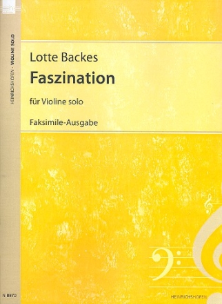 Faszination fr Violine solo