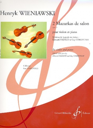 2 Mazurkas de salon op.12 pour violon et piano