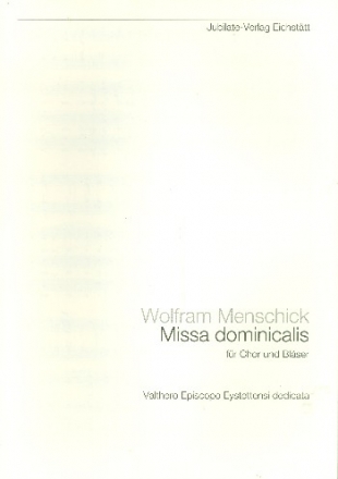 Missa dominicalis fr Chor, 2 Trompeten und 2 Posaunen Partitur