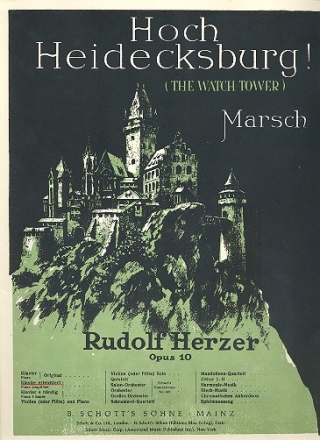 Hoch Heidecksburg op.10 fr Klavier erleichtert