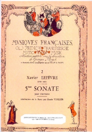 Sonate no.5 op.12 pour clarinette et bc