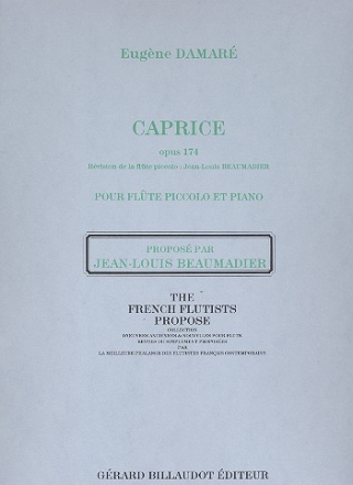 Caprice op.174 pour flte piccolo et piano