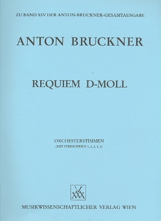 Requiem d-Moll fr gem Chor und Orchester Stimmen