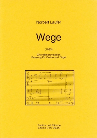 Wege fr Violine und Klavier