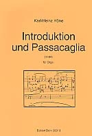 Introduktion und Passacaglia fr Orgel