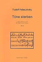 TOENE STERBEN OP.32 LIEDERZYKLUS FUER SOPRAN UND KLAVIER (1965)