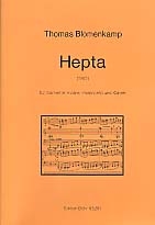 Hepta fr Klarinette, Violine, Violoncello und Klavier Partitur und Stimmen