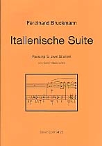 Italienische Suite fr 2 Gitarren Spielpartitur