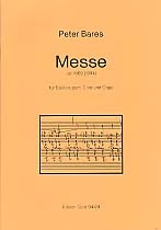 Messe op.1969 fr Bariton, gem Chor und Orgel Partitur