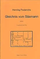 Gleichnis vom Semann fr gem Chor a cappella