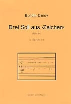 3 Soli aus Zeichen fr Klarinette