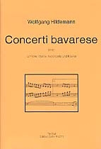 Concerti bavarese fr Flte, Violine, Violoncello und Klavier,   Partitur und Stimmen