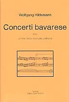 Concerti bavarese fr Flte, Violine, Violoncello und Klavier,   Partitur und Stimmen