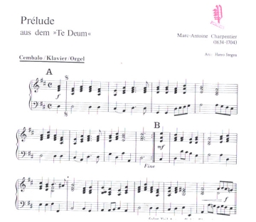Prelude aus dem Tedeum fr Orchester Cembalo
