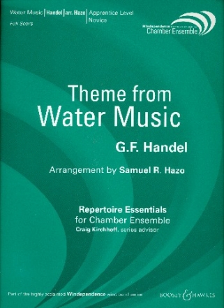 Water music theme fr Blasorchester Partitur
