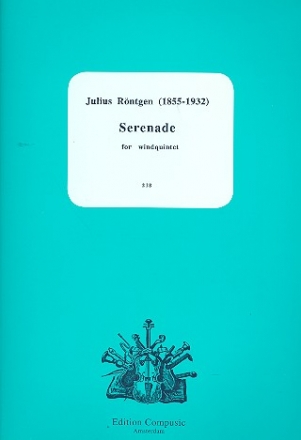 Serenade for flute, oboe, clarinet, horn and bassoon score and parts