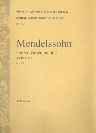 Die Hebriden op.26 - Ouvertre fr Orchester Violoncello
