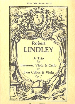 Trio op.7 for bassoon, viola and cello (2 cellos and viola) score and parts