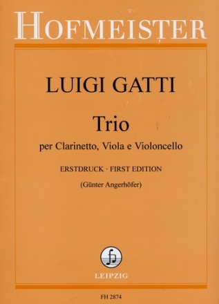 Trio für Klarinette, Viola und Violoncello Partitur und Stimmen