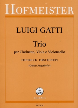 Trio fr Klarinette, Viola und Violoncello Partitur und Stimmen