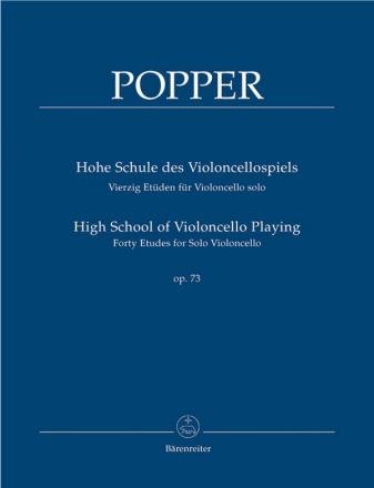 Hohe Schule des Violoncellospiels op.73 - 40 Etden fr Violoncello