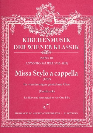 Missa stylo a cappella fr gem Chor a cappella Partitur