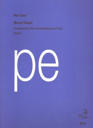 Marien-Vesper fr gem Chor, Gemeinde und Orgel Partitur (Chorpartitur)