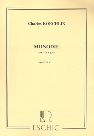 Monodie op.216,11 pour cor anglais