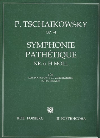 Symphonie pathtique h-Moll Nr.6 op.74 fr Klavier