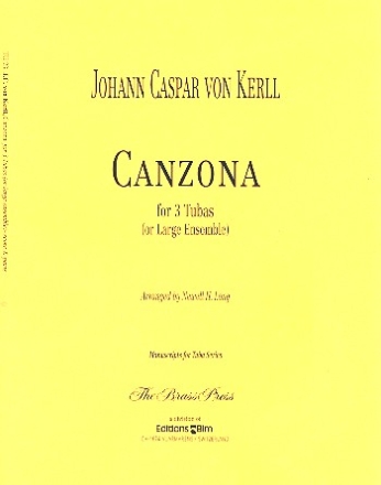Canzona for 3 tubas or large ensemble score and parts