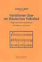 Variationen ber ein litauisches Volkslied fr Violoncello und Klavier