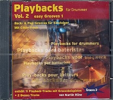 Playbacks fr Drummer vol.2  Easy Grooves Band 1 CD