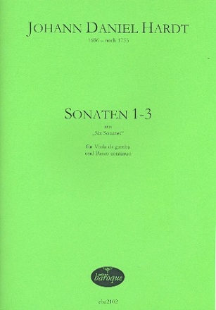 6 Sonaten Band 1 (Nr.1-3) fr Viola da gamba und Bc